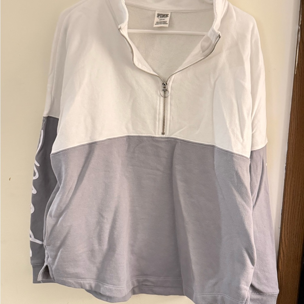 PINK Victoria's Secret White Pullover